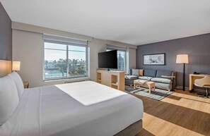 Room, 1 King Bed (View, with Sofa Bed) | Hypo-allergenic bedding, pillowtop beds, in-room safe - Hyatt Place Riverside Downtown (Riverside)