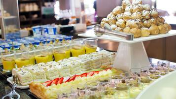 Daily buffet breakfast (EUR 12 per person)