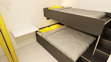 Surmatelas, bureau, chambres insonorisées, fer et planche à repasser