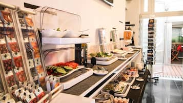 Daily buffet breakfast (EUR 10 per person)