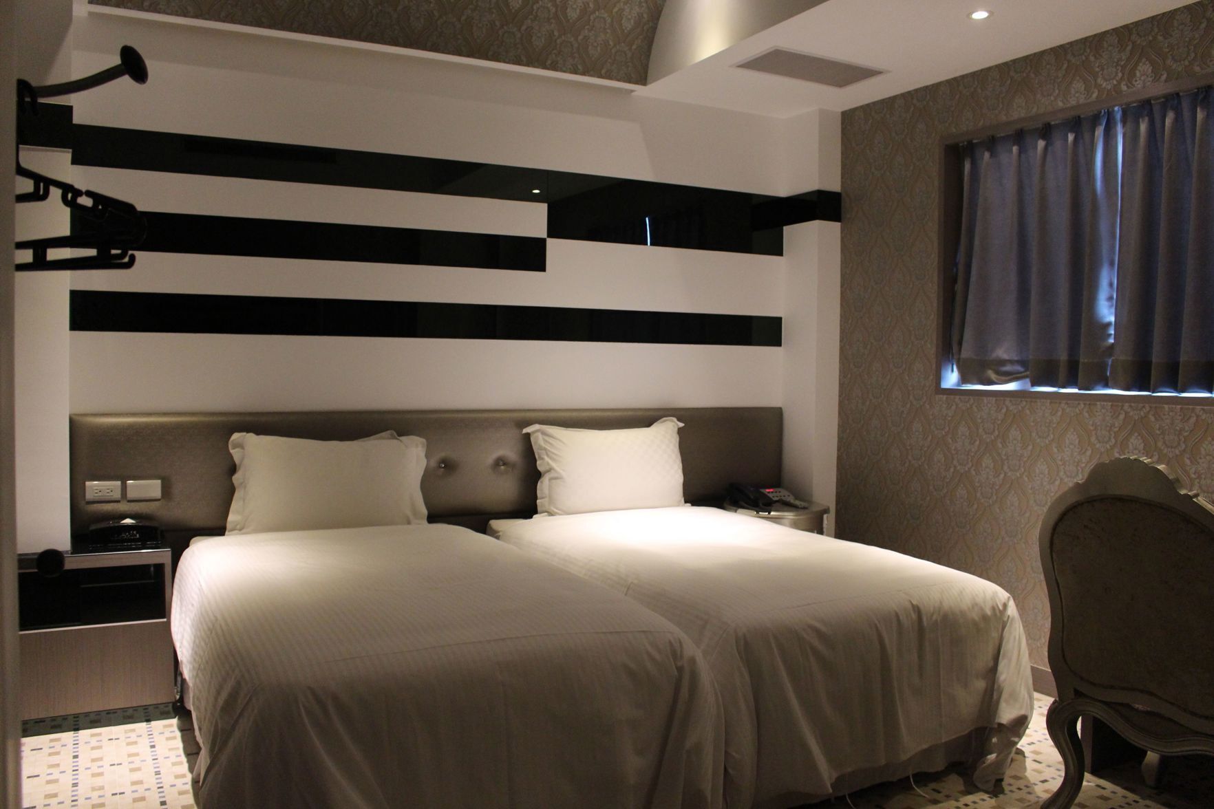 Desk, blackout drapes, rollaway beds, free WiFi