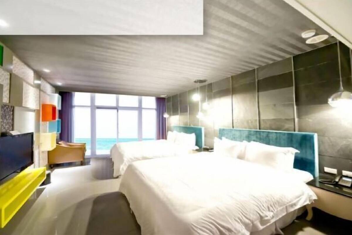Desk, blackout curtains, rollaway beds, free WiFi