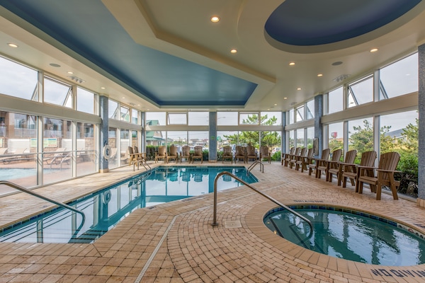 Indoor pool, seasonal outdoor pool