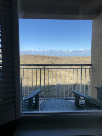 Balcony view. Shutters on the Banks