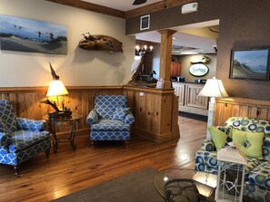 Sala de estar en el lobby