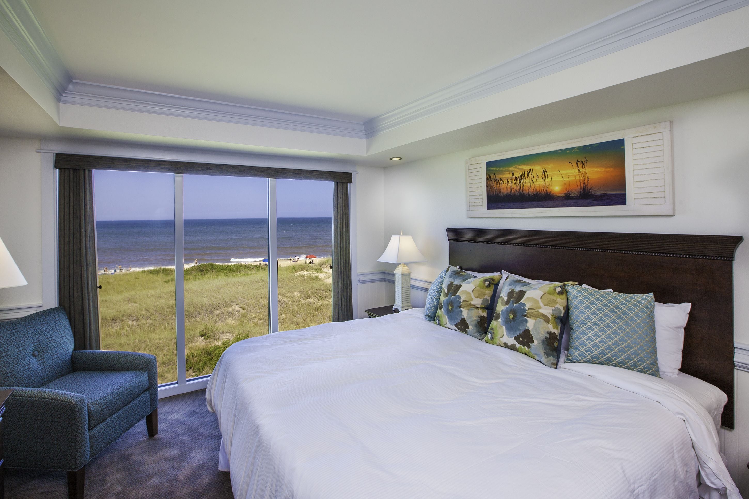 Luxury Suite, 1 King Bed with Sofa bed, Ocean View | View from room