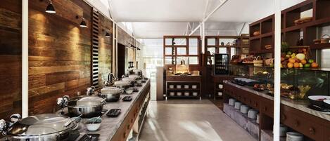 Breakfast area