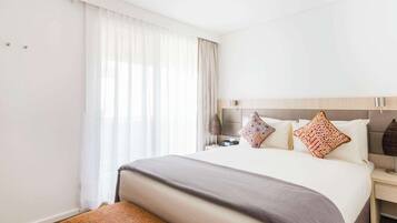 Iron/ironing board, free WiFi, alarm clocks