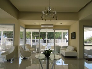 Sitteområde i lobbyen