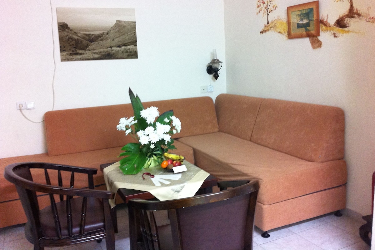 Familienapartment, 2Â Schlafzimmer, Gartenblick, zum Garten hin