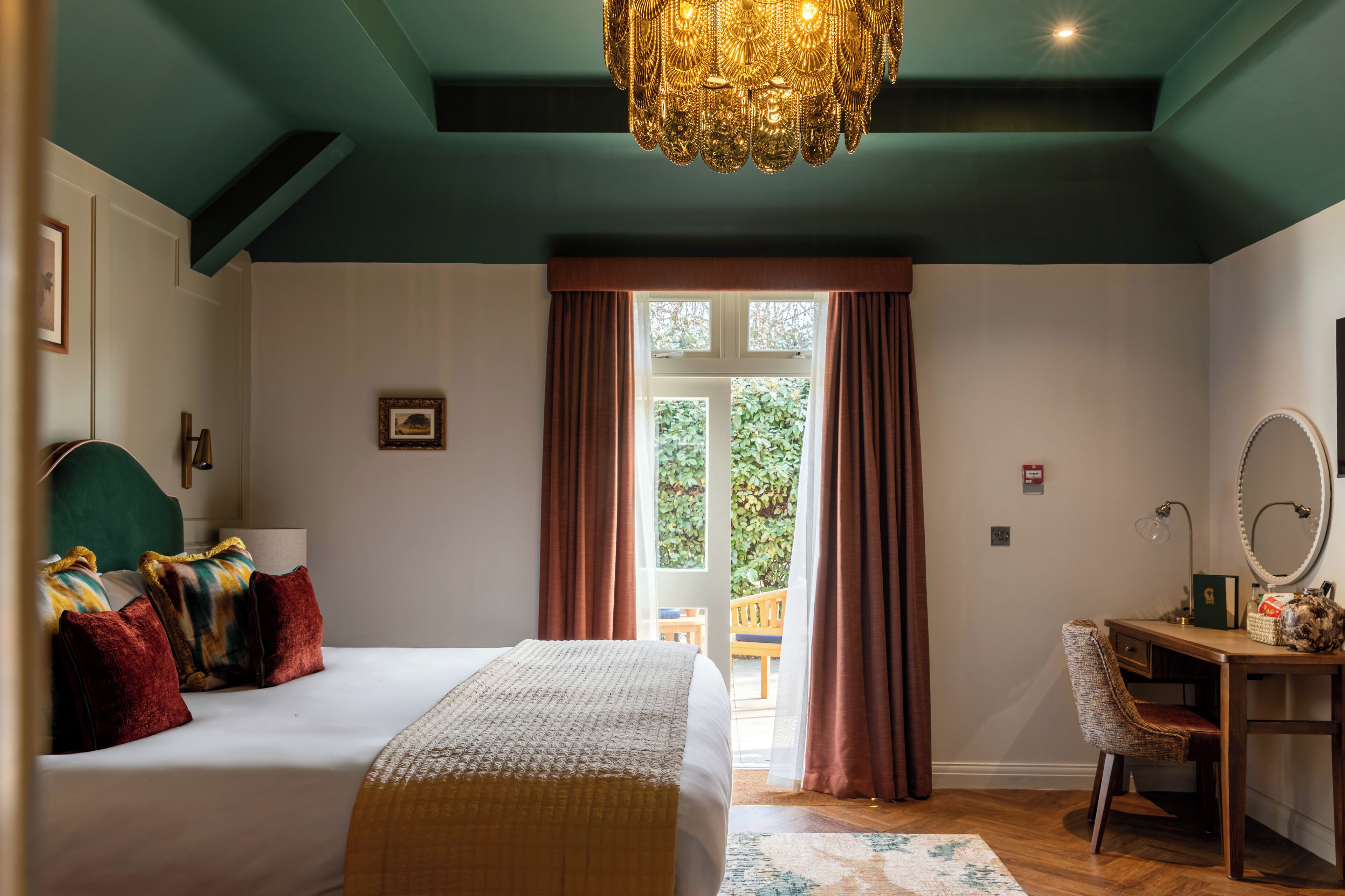 Hypo-allergenic bedding, free minibar items, in-room safe