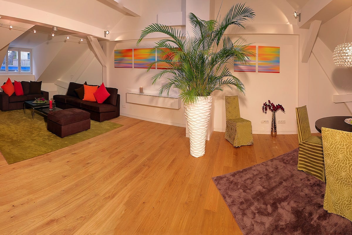 Appartement Deluxe (Penthouse) | Salle de séjour