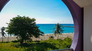 Blick von der Unterkunft