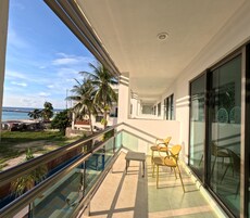 Phòng Suite Junior, 1 giường cỡ king, sát bãi biển | Hiên