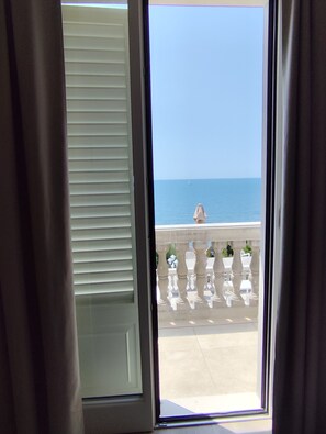 Superior-Vierbettzimmer, Balkon, Meerseite | Ausblick vom Zimmer