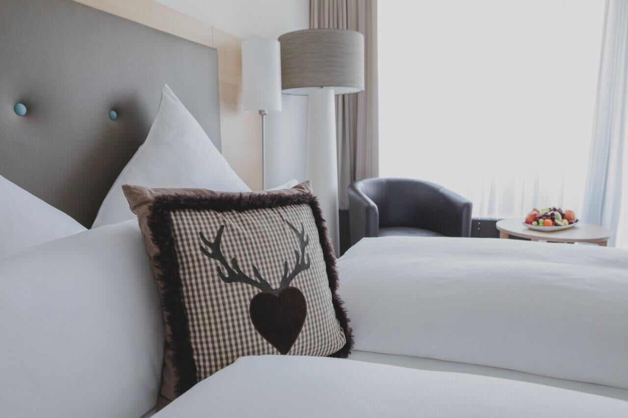 comfort double room | hypo-allergenic bedding, minibar, in-room safe, desk