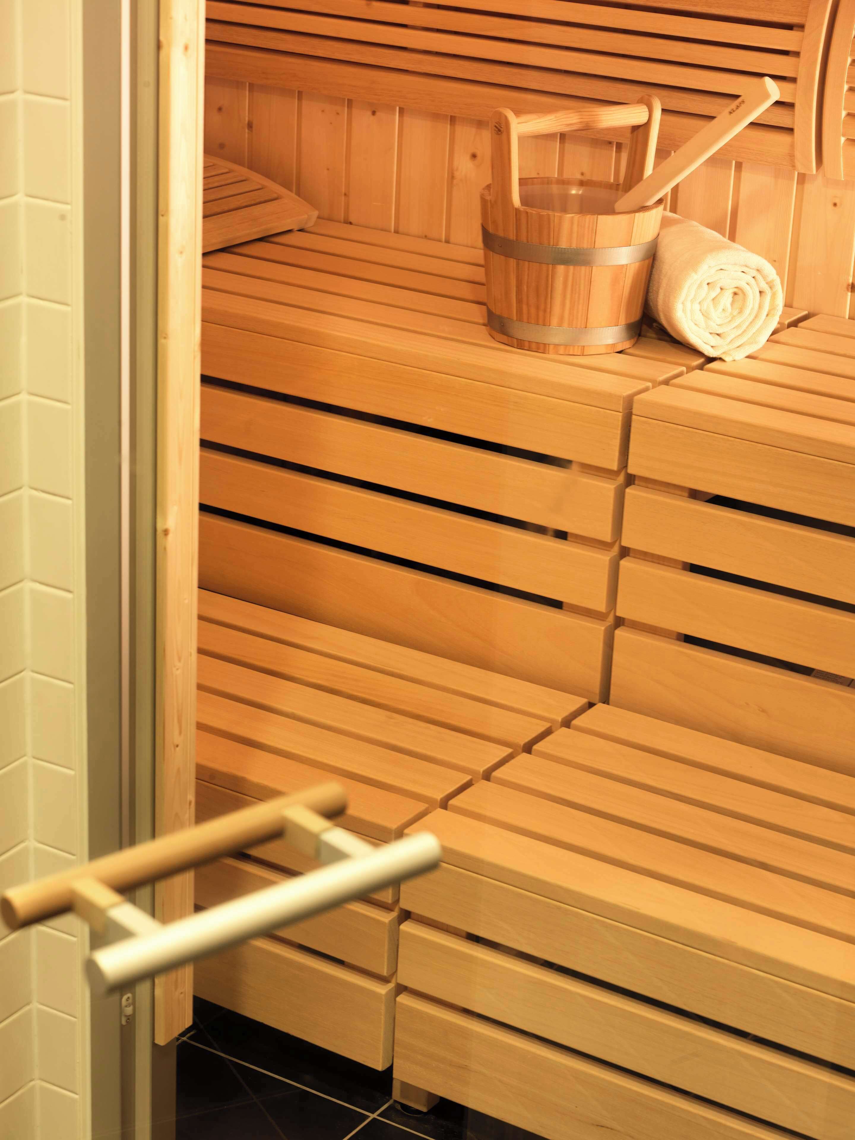 sauna, steam room