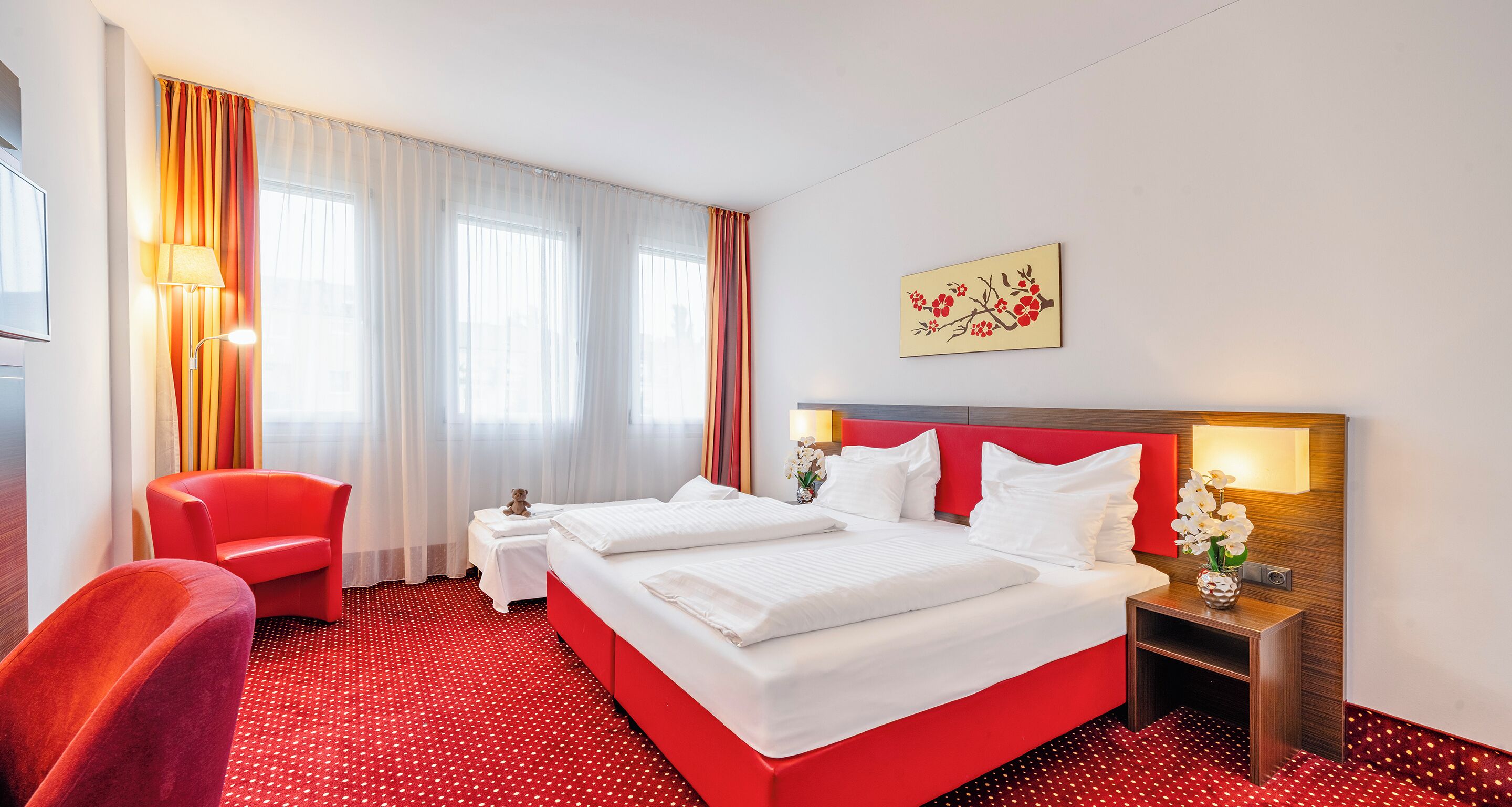 Comfort-Doppelzimmer | 1 Schlafzimmer, hochwertige Bettwaren, Minibar, Zimmersafe