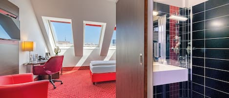 Habitación individual estándar, 1 cama individual | 1 dormitorio, ropa de cama de alta calidad, minibar y caja fuerte