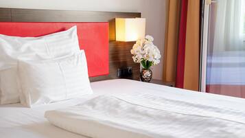 Comfort-Einzelzimmer | 1 Schlafzimmer, hochwertige Bettwaren, Minibar, Zimmersafe