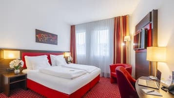 Camera Comfort, 1 letto matrimoniale, vista cortile | 1 camera, biancheria da letto di alta qualità, minibar