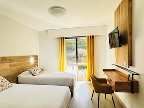 Chambre Twin Terrasse / Vue Rocher