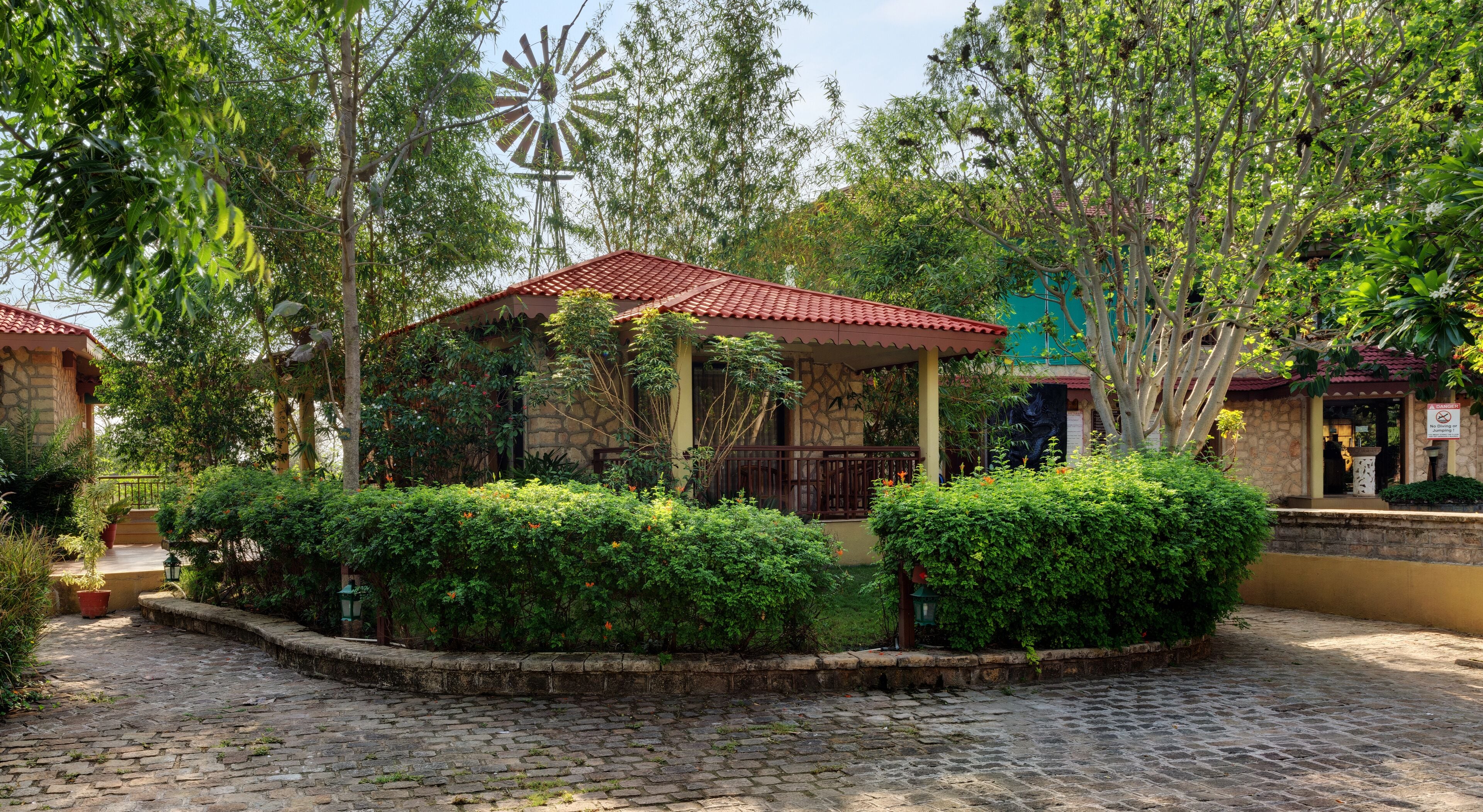 fern club villa | garden view