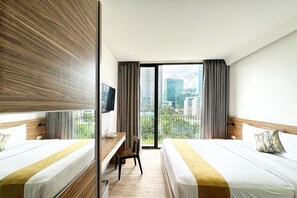 Deluxe-Zimmer | Hochwertige Bettwaren, Pillowtop-Betten, Minibar, Zimmersafe
