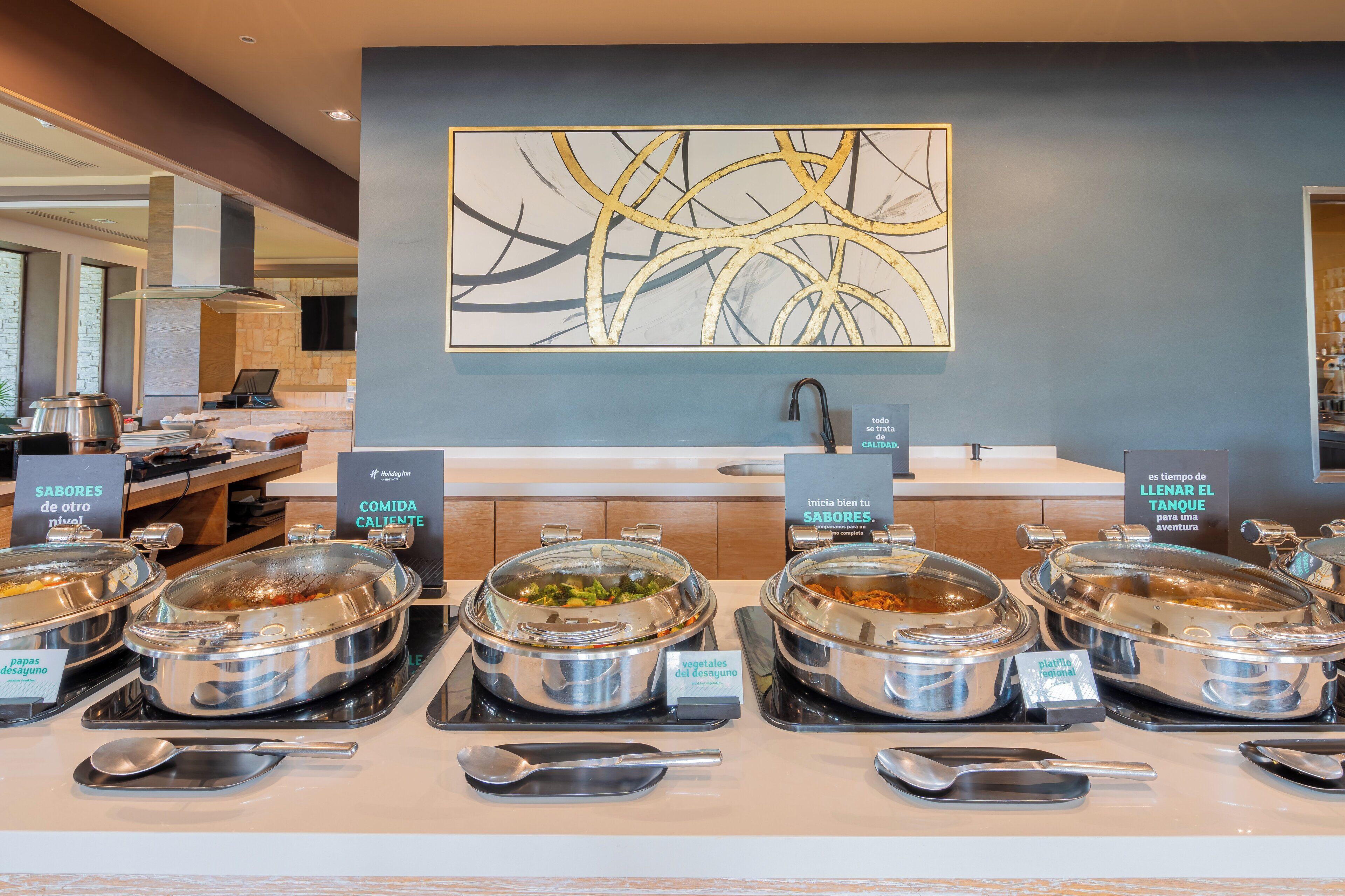 daily buffet breakfast (mxn 350 per person)