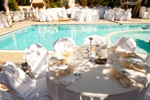 Área de bodas al aire libre
