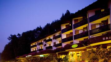 Front of property - evening/night