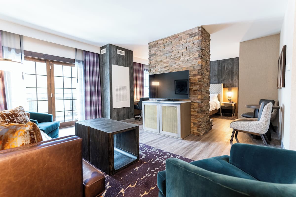 in-room safe, desk, blackout curtains, iron/ironing board