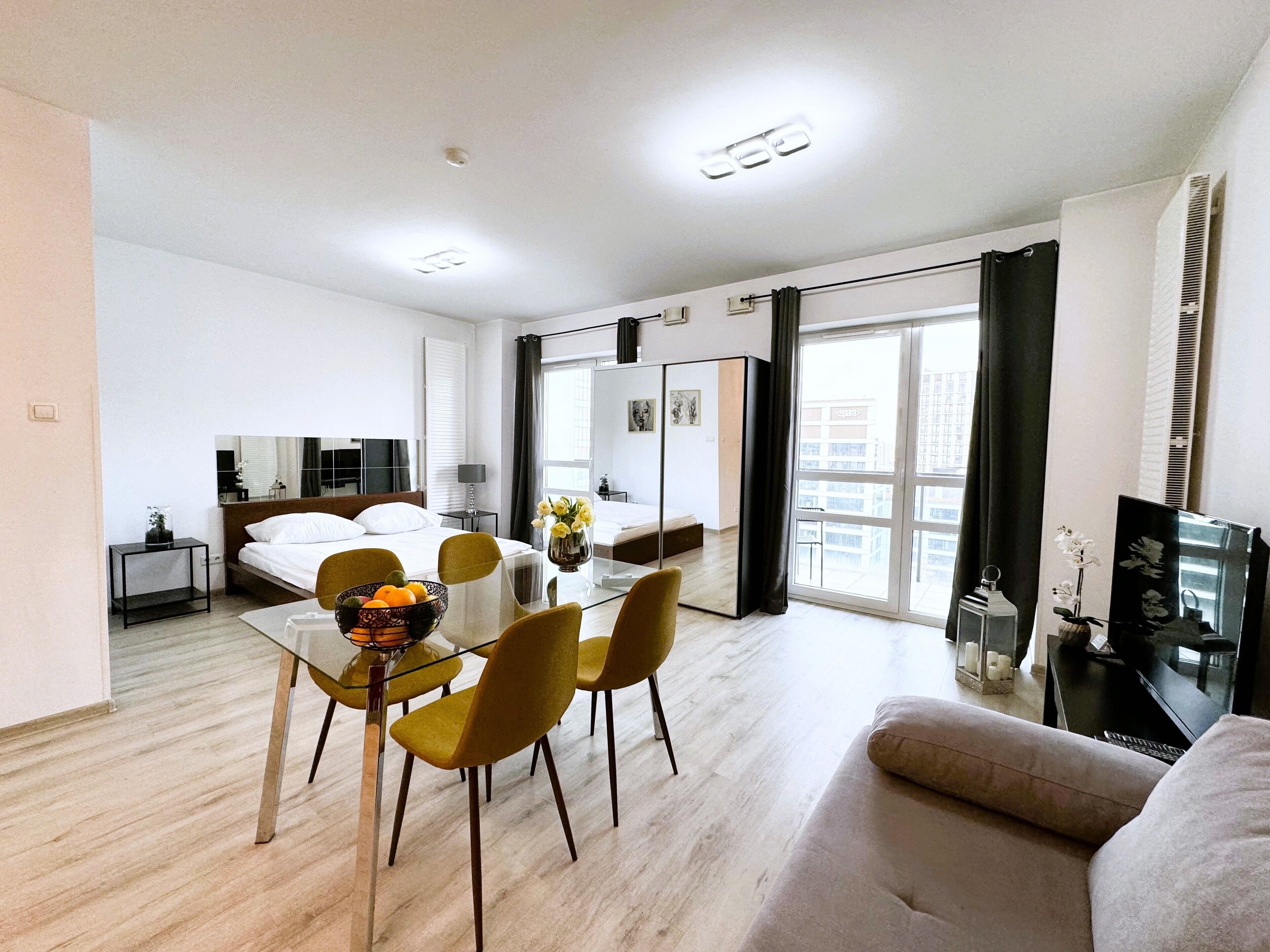 Appartement (40m2) | Literie de qualité supérieure, coffres-forts dans les chambres
