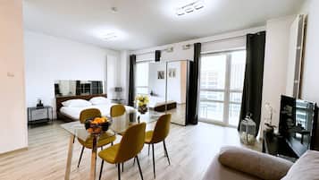 Appartement (40m2) | Literie de qualité supérieure, coffres-forts dans les chambres
