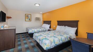 Standard Double Room, 2 Double Beds, Non Smoking | Iron/ironing board, free WiFi