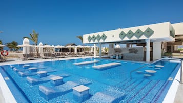 6 bars/lounges, swim-up bar, poolside bar
