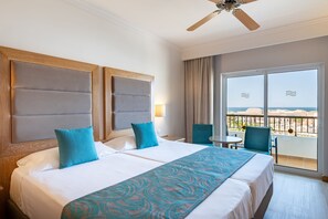 In-room safe, bed sheets