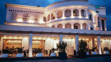 Front of property - evening/night