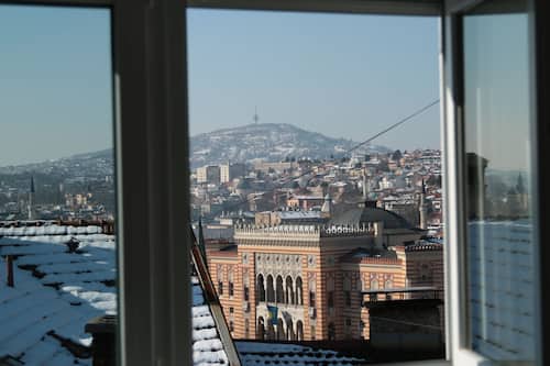 Luxury-Studiosuite | Blick auf die Stadt