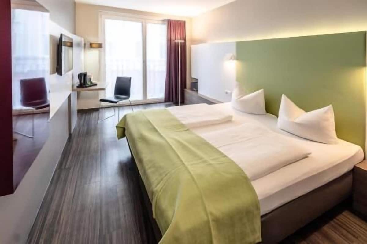 Hypo-allergenic bedding, blackout curtains, soundproofing
