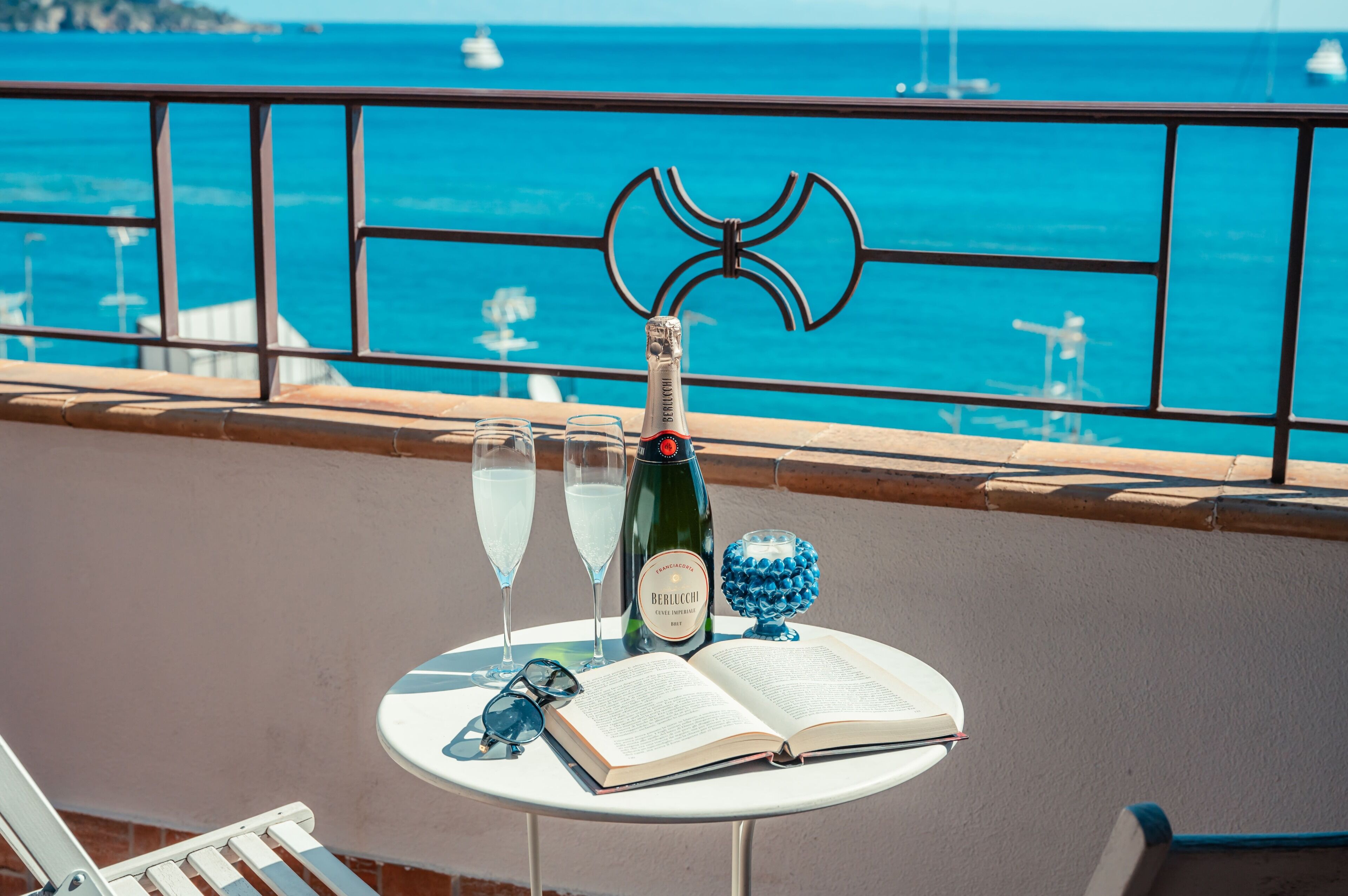 Superior-Doppelzimmer, Meerblick | Terrasse/Patio