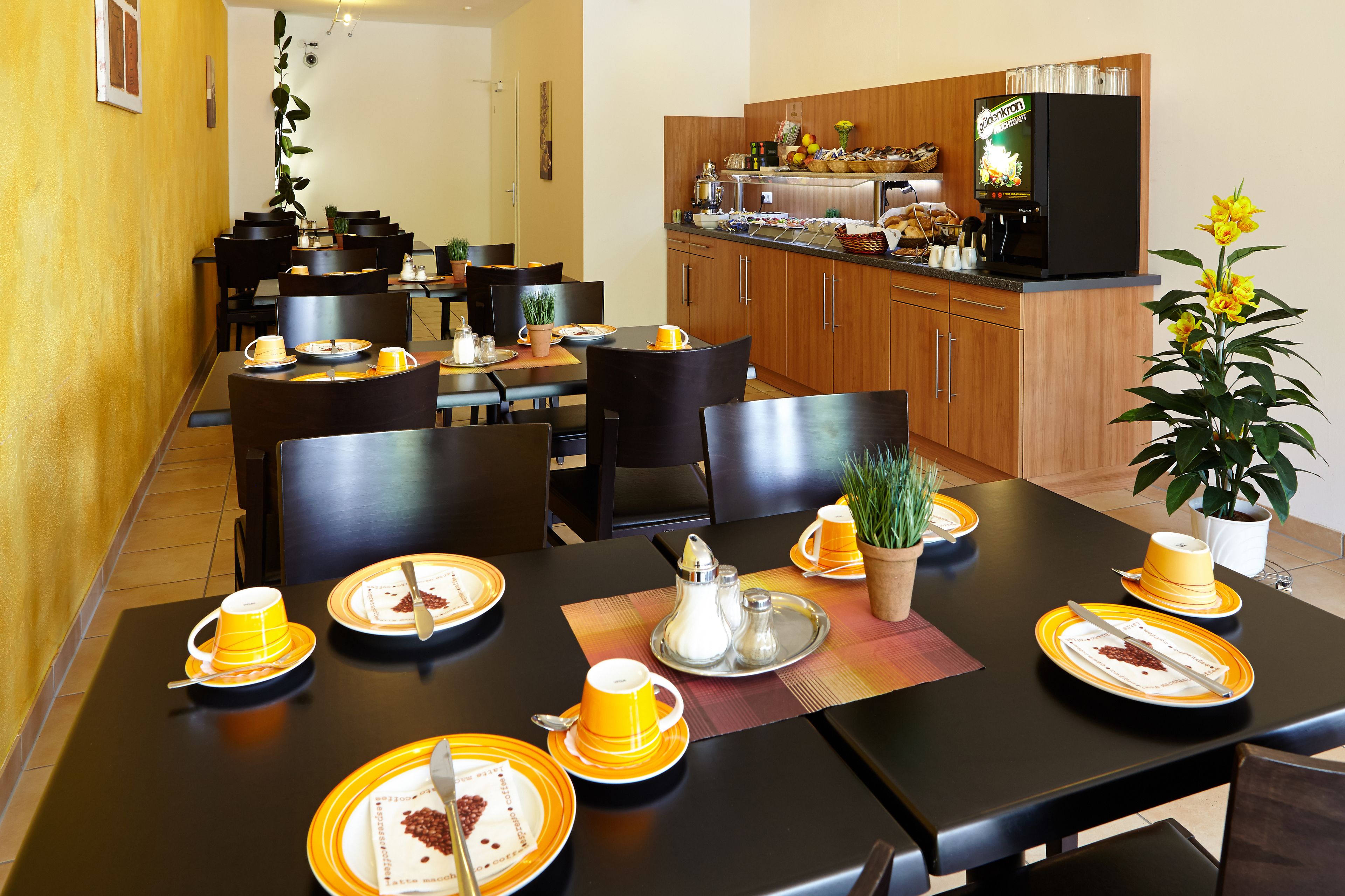 Daily buffet breakfast (EUR 12.50 per person)