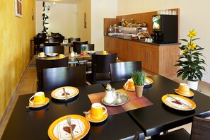 Daily buffet breakfast (EUR 12.50 per person)