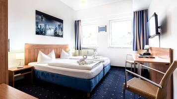 Basic appartement voor 2 personen with Kitchenette | 1 slaapkamer, hypoallergeen beddengoed, een bureau