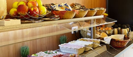 Daily buffet breakfast (EUR 12.50 per person)