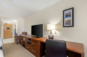 Accessible Room with 2 Queen Beds | In-room safe, desk, iron/ironing board, rollaway beds