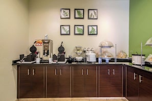 Free buffet breakfast