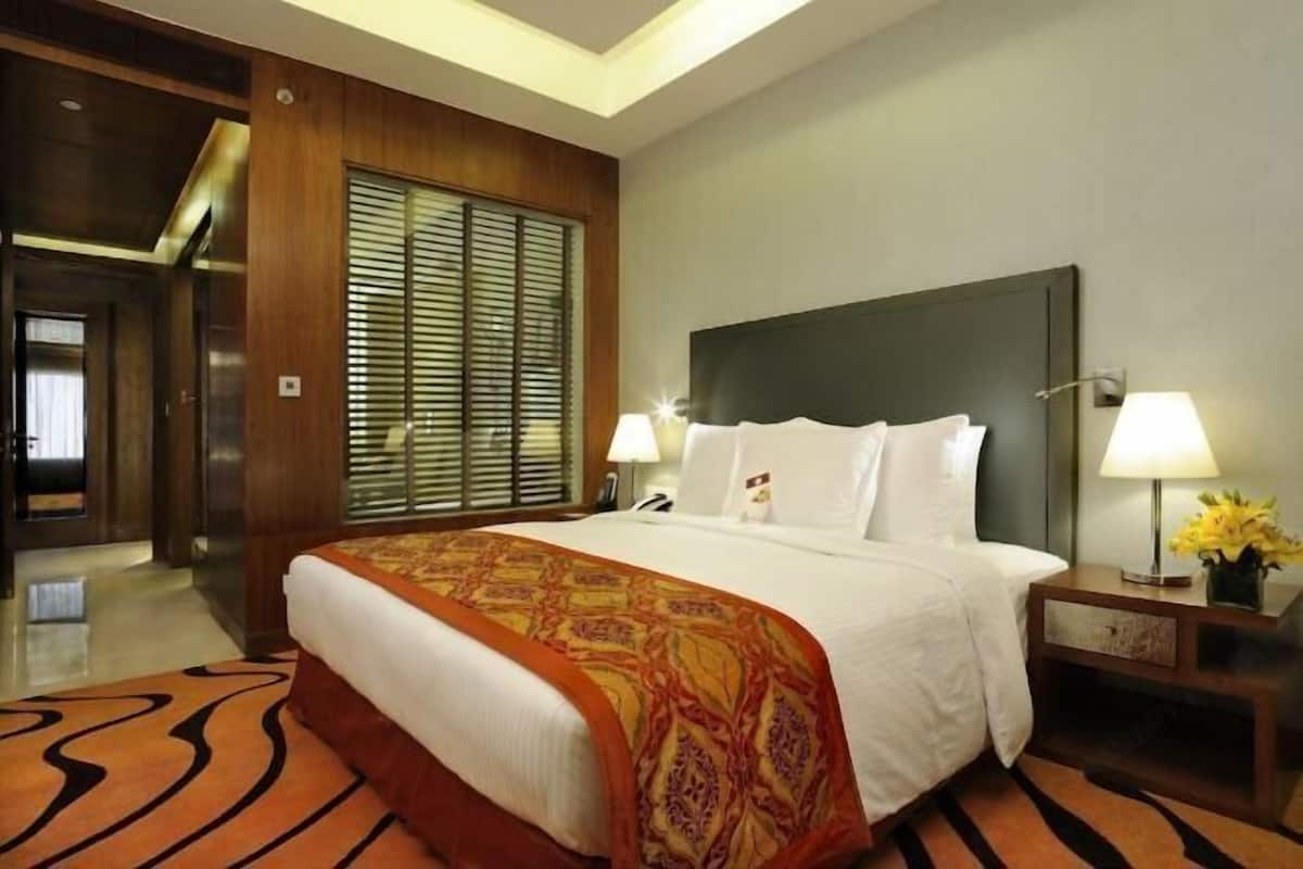 Ropa de cama de alta calidad y minibar