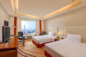 Ropa de cama de alta calidad y minibar