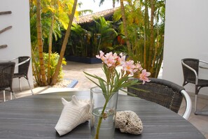 Condo, 2 Bedrooms | Terrace/patio - Yachtclub Apartments Bonaire (BONAIRE)